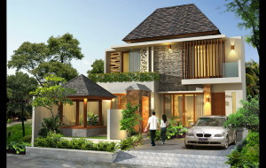 Desain Rumah Luas 260 m2 ibu Suryani