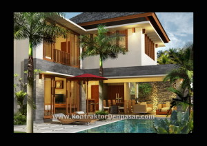 Desain Villa 250 m2 bpk Wira Kusuma Tabanan