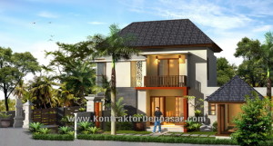Desain Rumah 2 Lantai Luas 350 m2