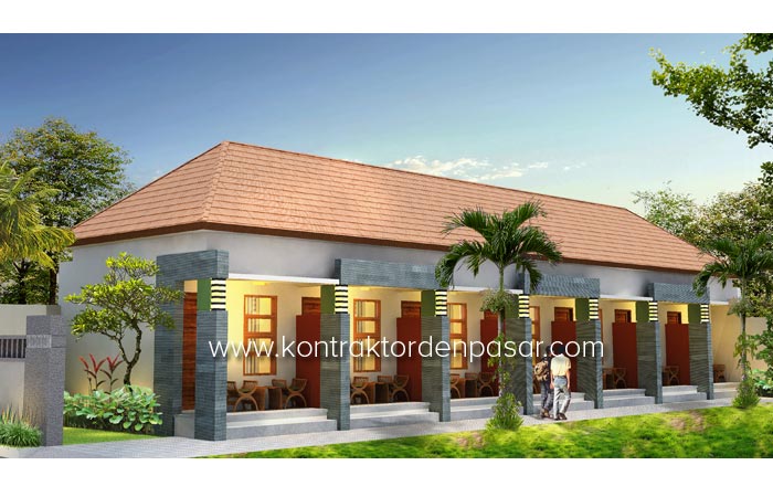 Desain Kost 6 kamar Bp Dewa 140m2 Denpasar