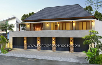 Desain Ruko 2 lantai Wayan Padmi luas 350m2