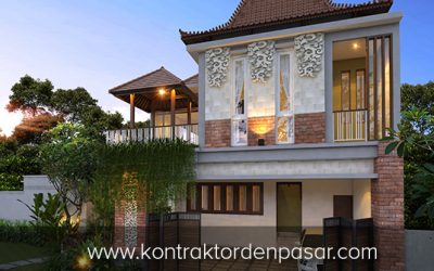 Desain Kost Elit 2 lantai luas 300 m2 Pak Warndo Jogja