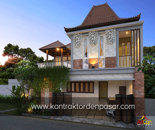 Desain Kost Elit 2 lantai luas 300 m2 Pak Warndo Jogja