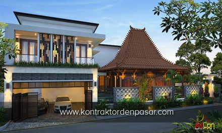 Desain Rumah Kombinasi Etnik Jawa – Klasik – Modern di Jogja
