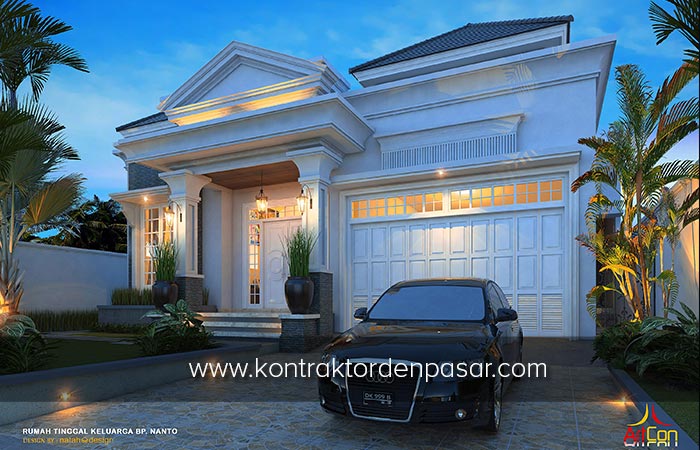 DESAIN RUMAH 1 LANTAI BP NANTO LUAS 280M2 DI TERNATE