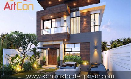 DESAIN RUMAH 2 LANTAI IBU DWI 3 KAMAR TIDUR LUAS 200M2 DI DENPASAR