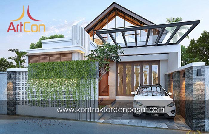 Desain Rumah 1 Lantai Bapak Susilo 3 Kamar Tidur Luas 135m2
