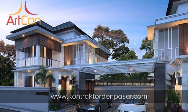 Desain Rumah 2 Lantai Bapak Hery 3 Kamar Tidur Luas 125m2