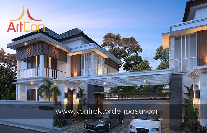 Desain Rumah 2 Lantai Bapak Hery 3 Kamar Tidur Luas 125m2