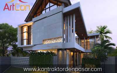 Desain Rumah 2 Lantai Bapak Jovan 4 Kamar Tidur Luas 200m2