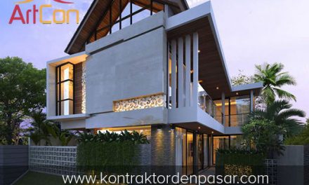 Desain Rumah 2 Lantai Bapak Jovan 4 Kamar Tidur Luas 200m2