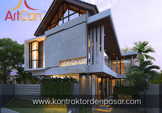 Desain Rumah 2 Lantai Bapak Jovan 4 Kamar Tidur Luas 200m2