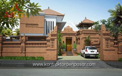 Desain Rumah 2 Lantai Bapak Agung 5 Kamar Tidur Luas 240m2