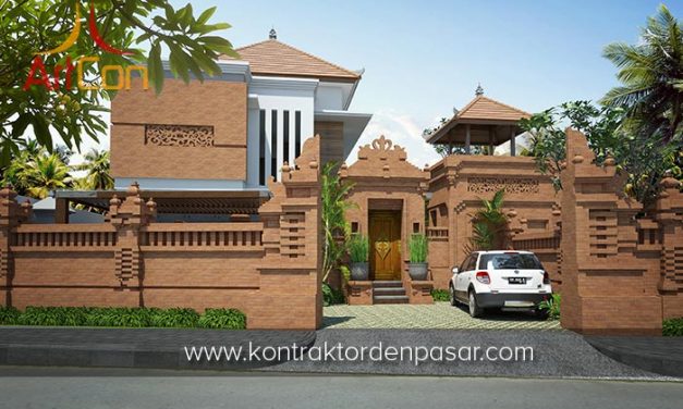 Desain Rumah 2 Lantai Bapak Agung 5 Kamar Tidur Luas 240m2